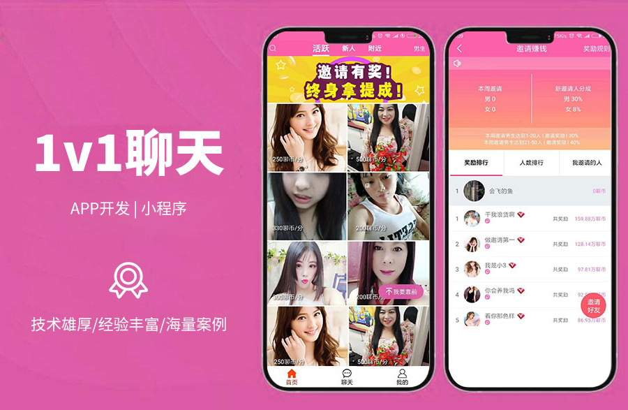 一對(duì)一直播系統(tǒng)、一對(duì)多直播、美顏特效、刷禮物打賞、短視頻、主播上麥、公會(huì)管理